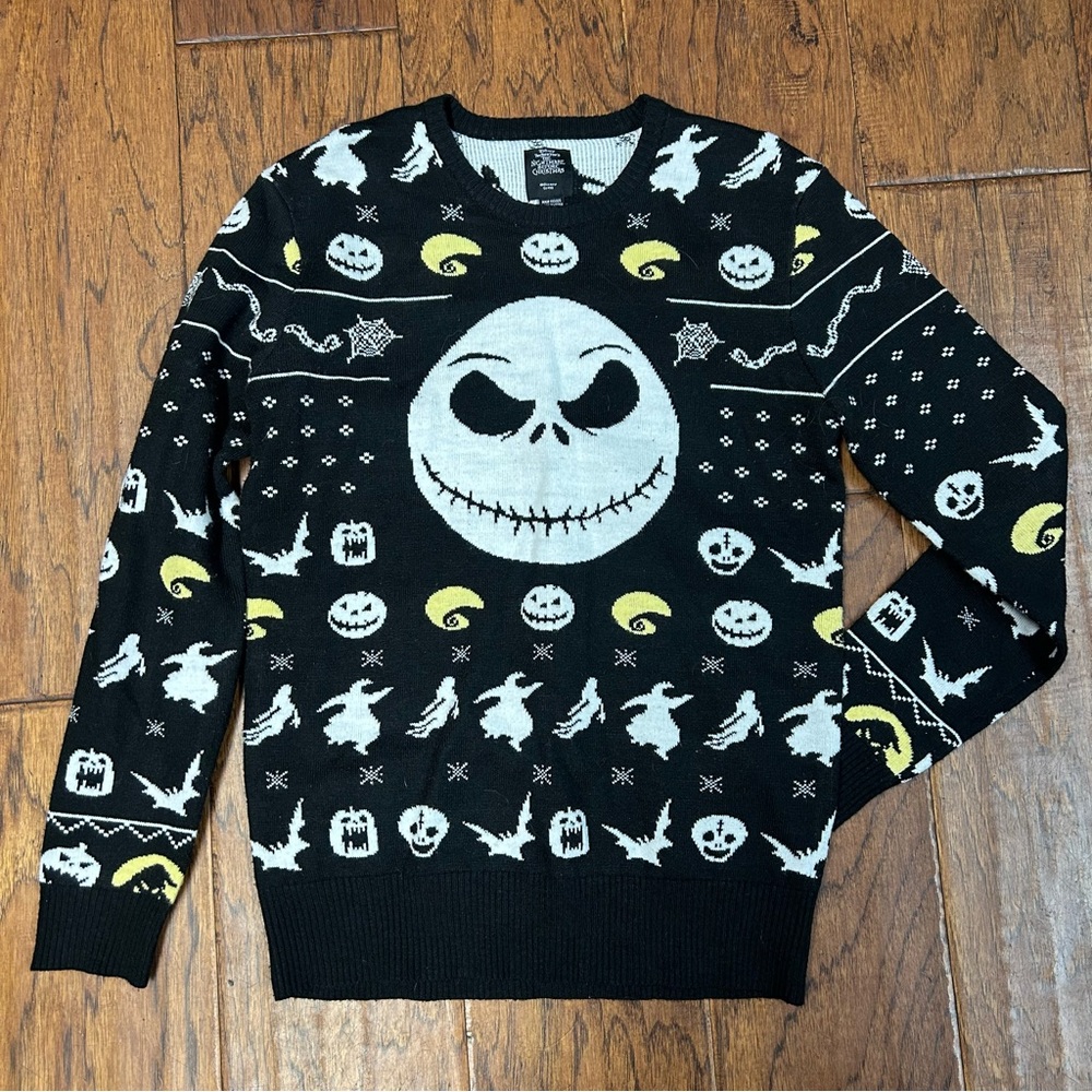 Disney The Nightmare Before Christmas Fair Isle knit Jack skellington jumper